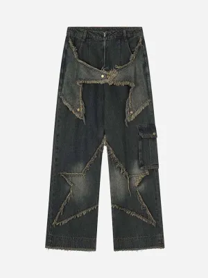 1984 Patch Embroidered Straight-leg Jeans - 1572