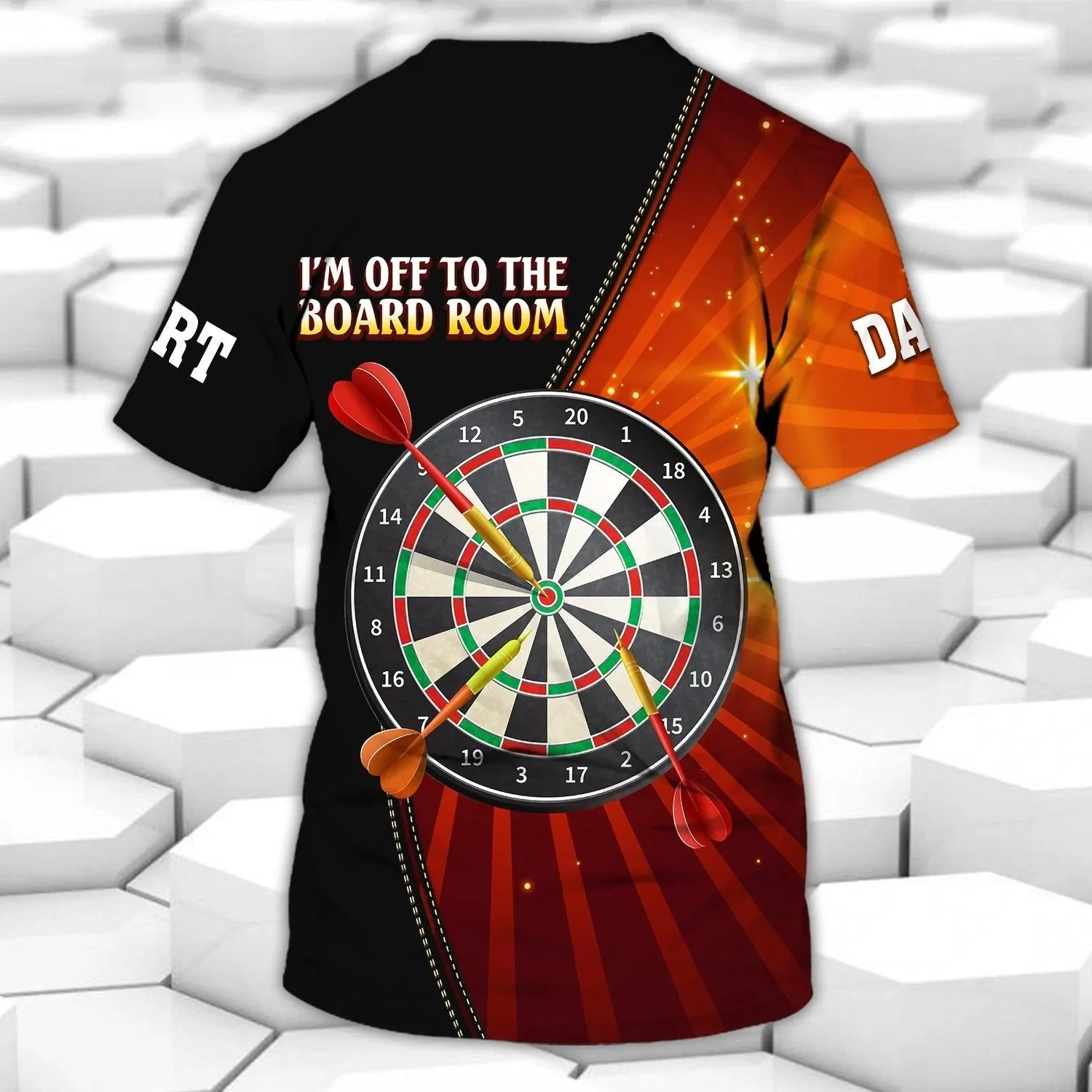 3D All Over Printed Dart Shirt For Men, Born To Play Dart T Shirt, Gifts For Darts Players, Dart Gift