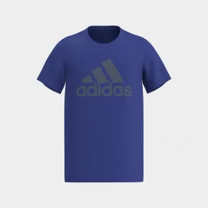 Adidas Mens Big Logo T-shirt Blue/Black _ 180890 _ Blue