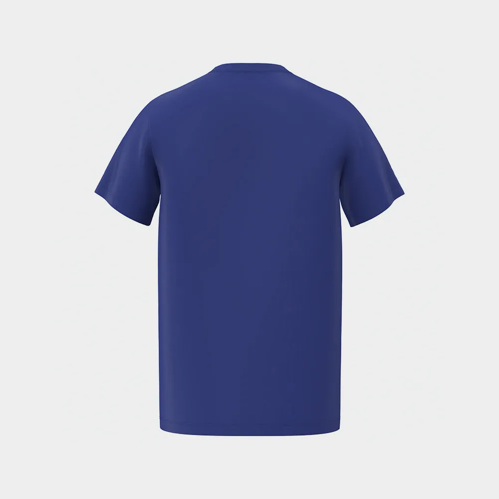 Adidas Mens Big Logo T-shirt Blue/Black _ 180890 _ Blue