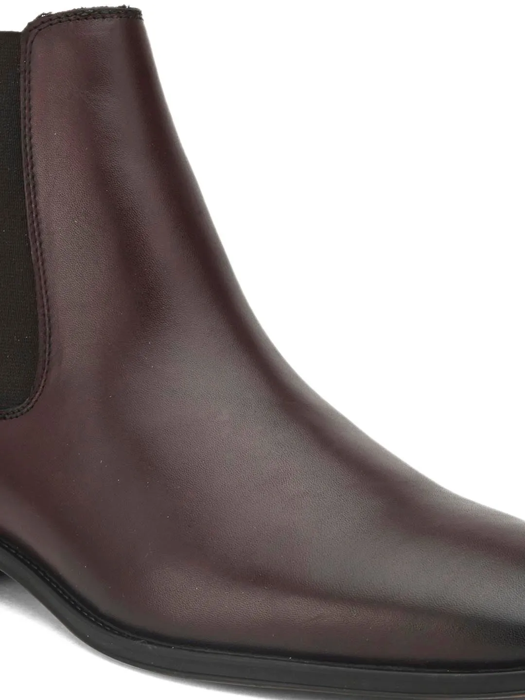 Alberto Torresi Royal Look Burgundy Chelsea Boots For Men