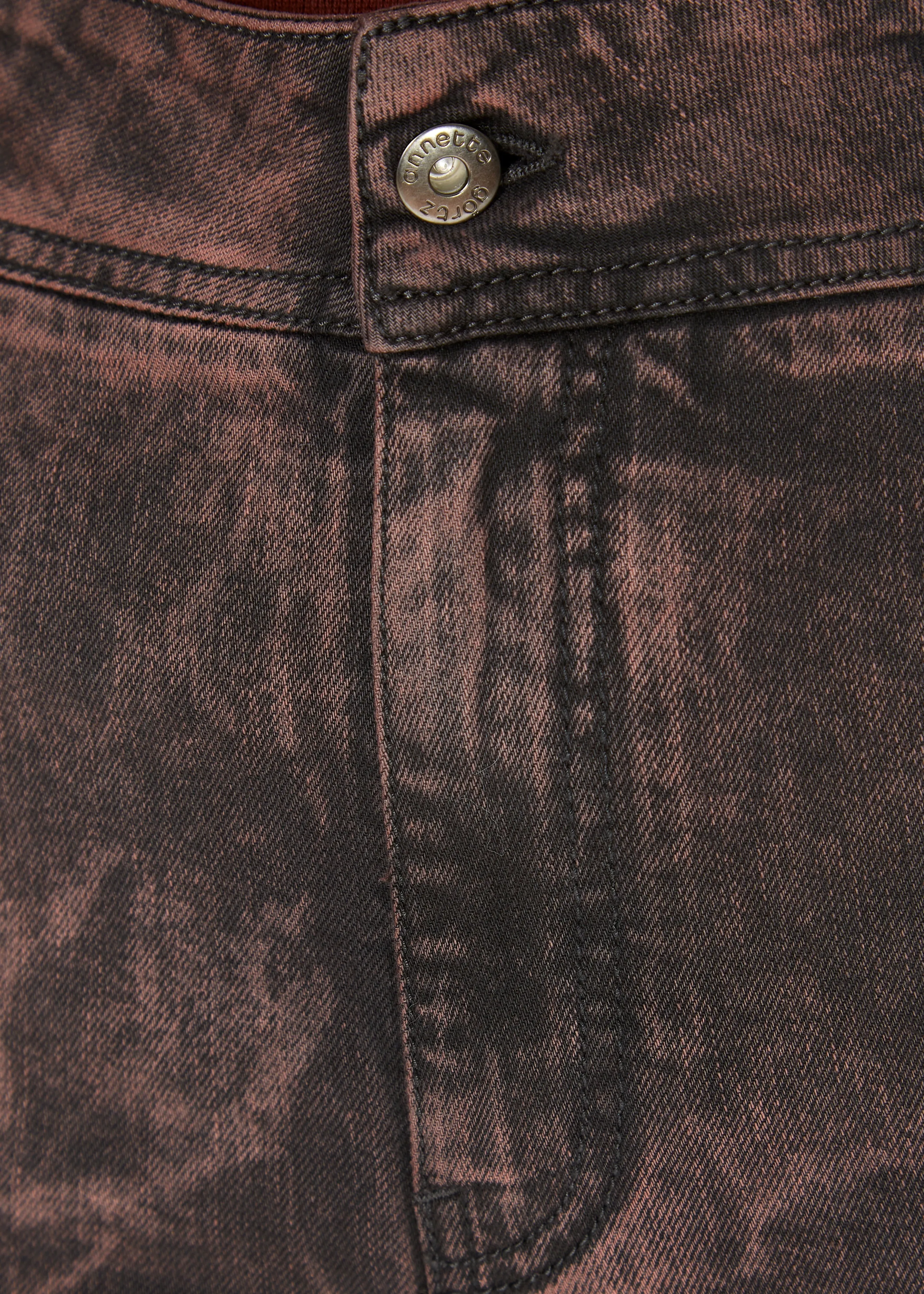 Annette Gortz Dim Stretch Jeans In Burgundy