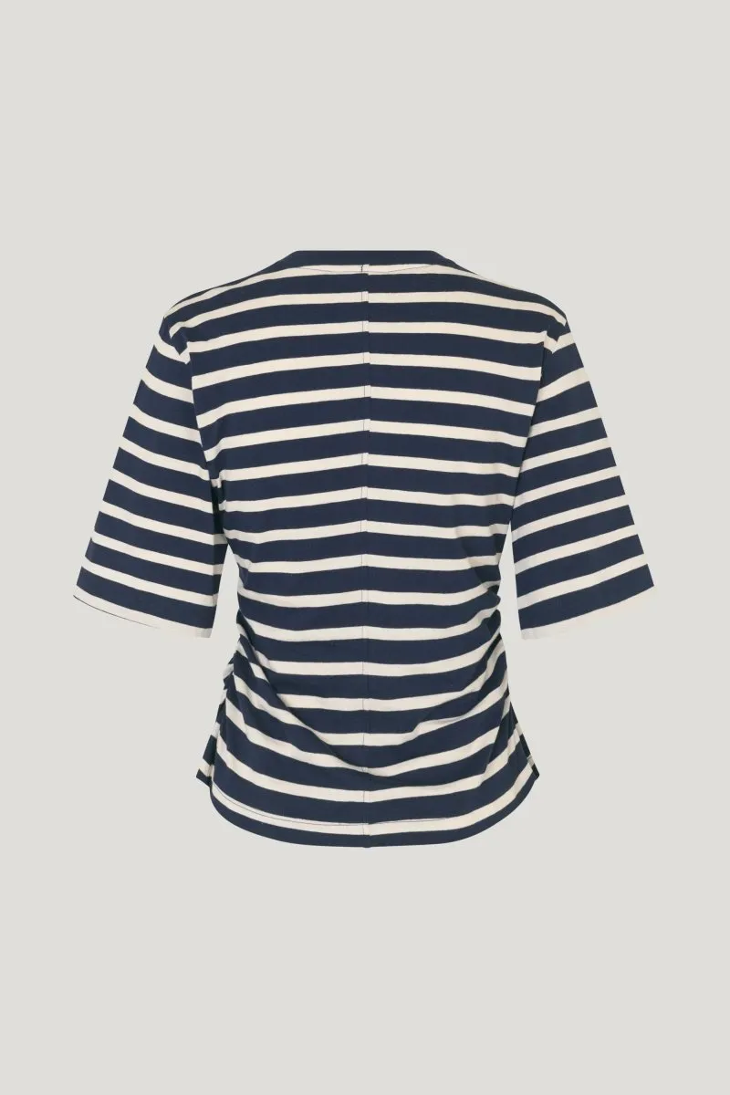 Baum T-shirt JUMA Blue Sailor Stripe