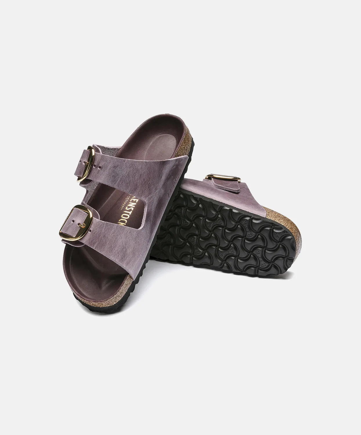 Birkenstock Arizona Big Buckle Oiled Leather Lavender Blush Sandals