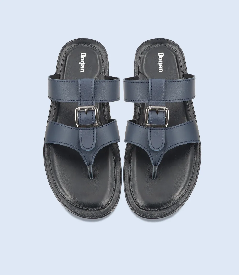 BM5465-NAVY-Men Chappal