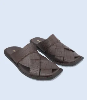 BM5580-BROWN-Men Peshawari