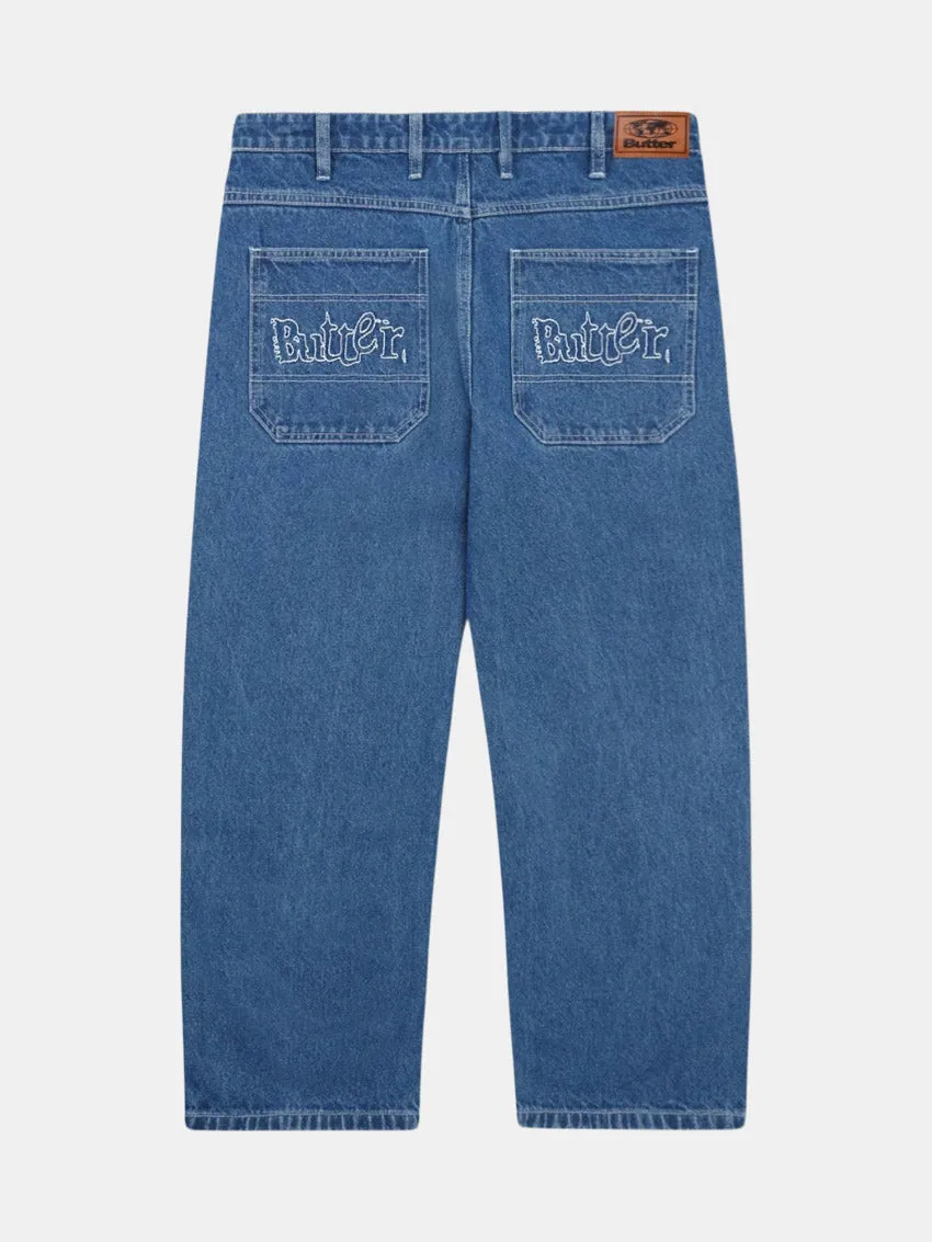 Breakdown Relaxed Jeans Solid Blue