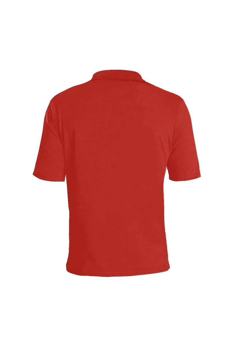 burnt sienna shoe Men's Polo Shirt