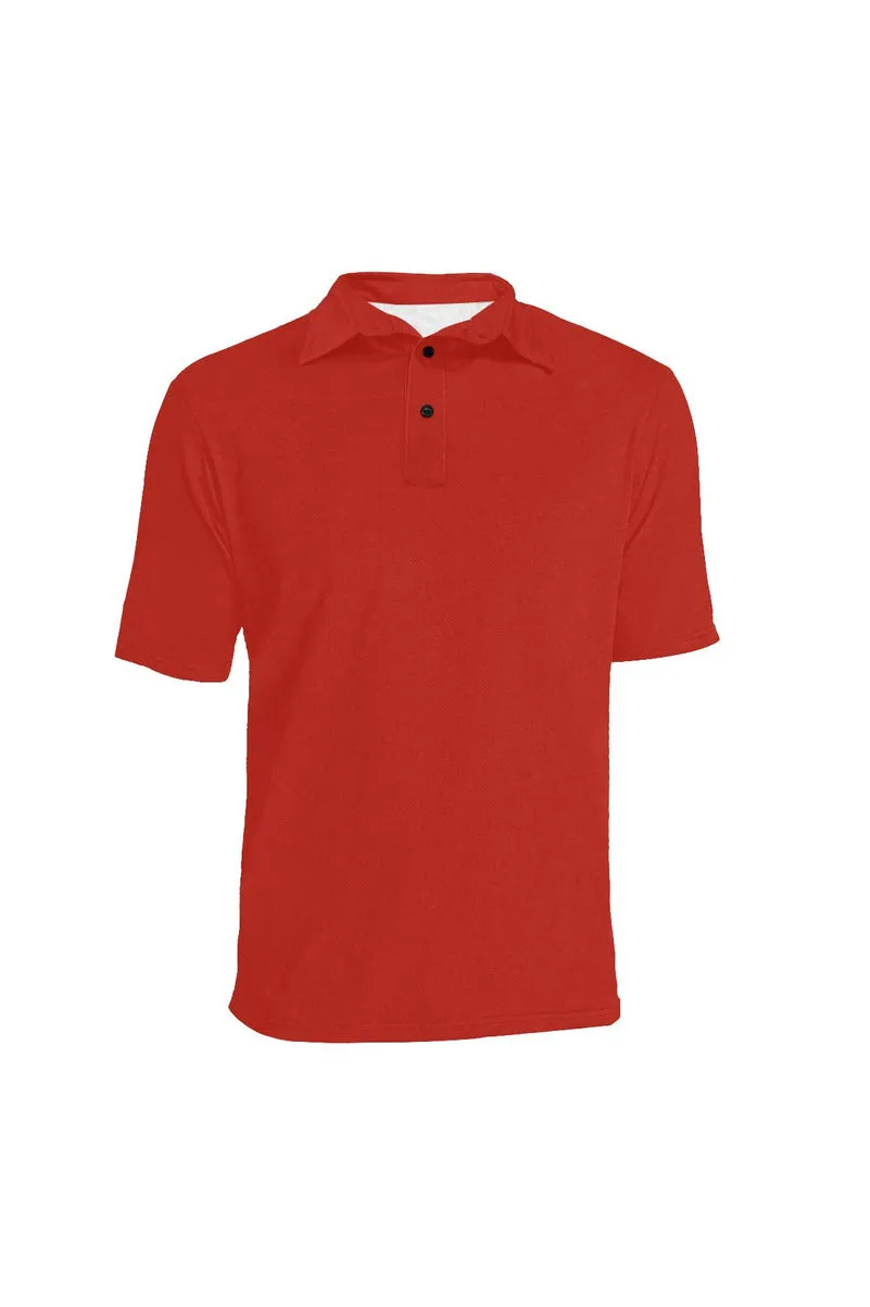 burnt sienna shoe Men's Polo Shirt