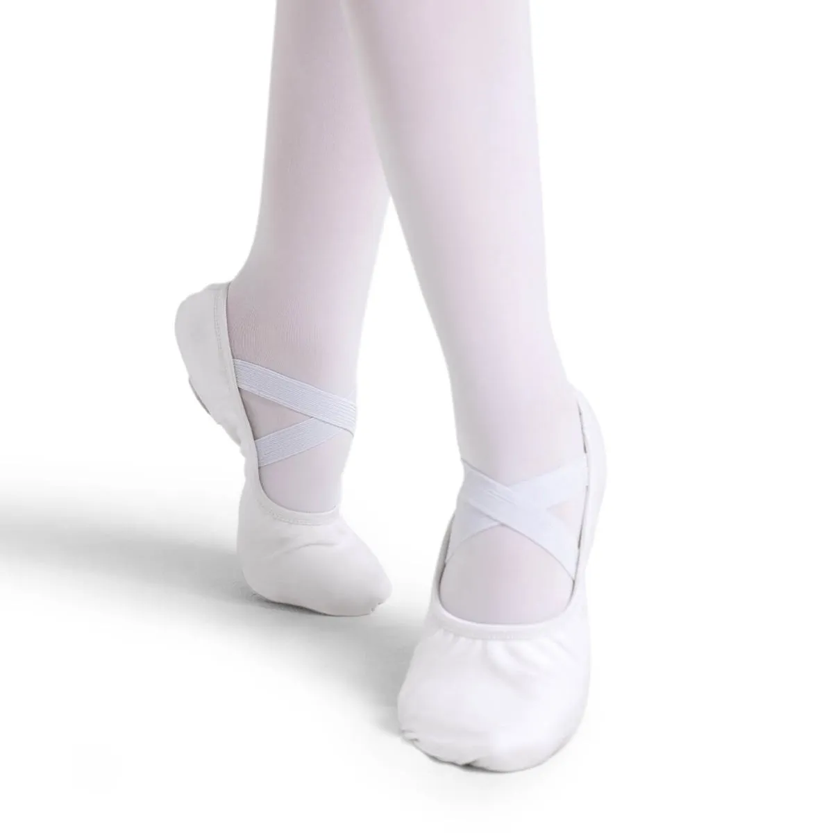 Capezio Adult Hanami Stretch Canvas Ballet Slippers - White