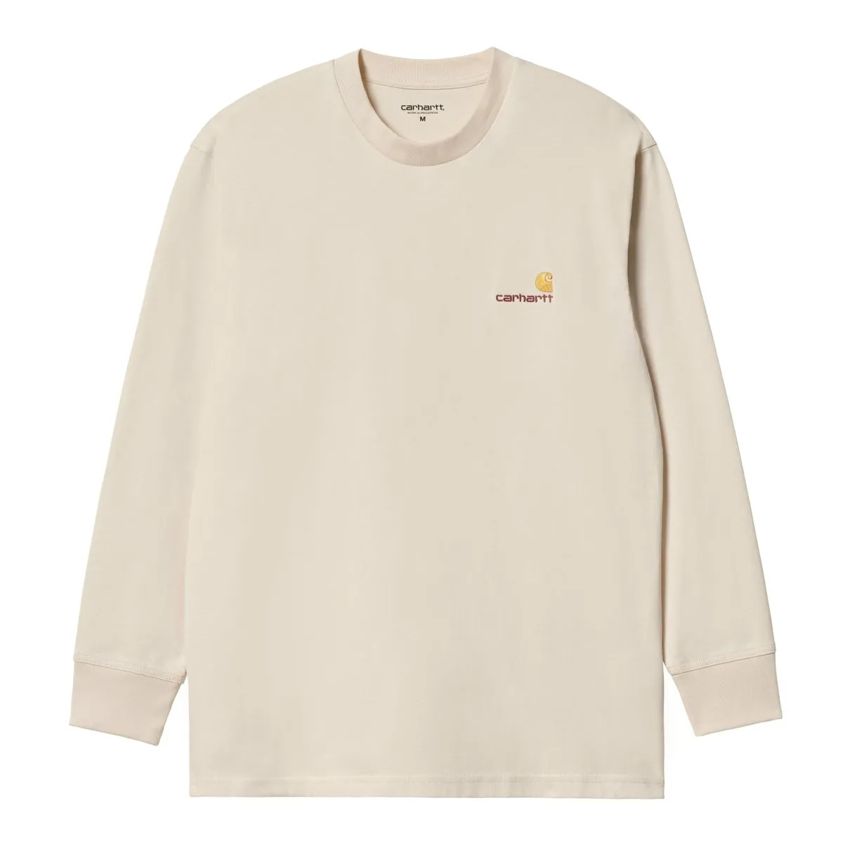 Carhartt WIP American Script T-Shirt L/S - Natural