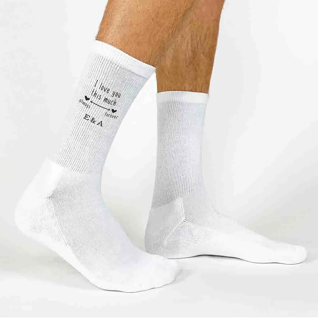 Cotton Socks for a 2nd Wedding Anniversary Gift for Him