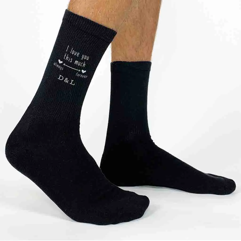 Cotton Socks for a 2nd Wedding Anniversary Gift for Him