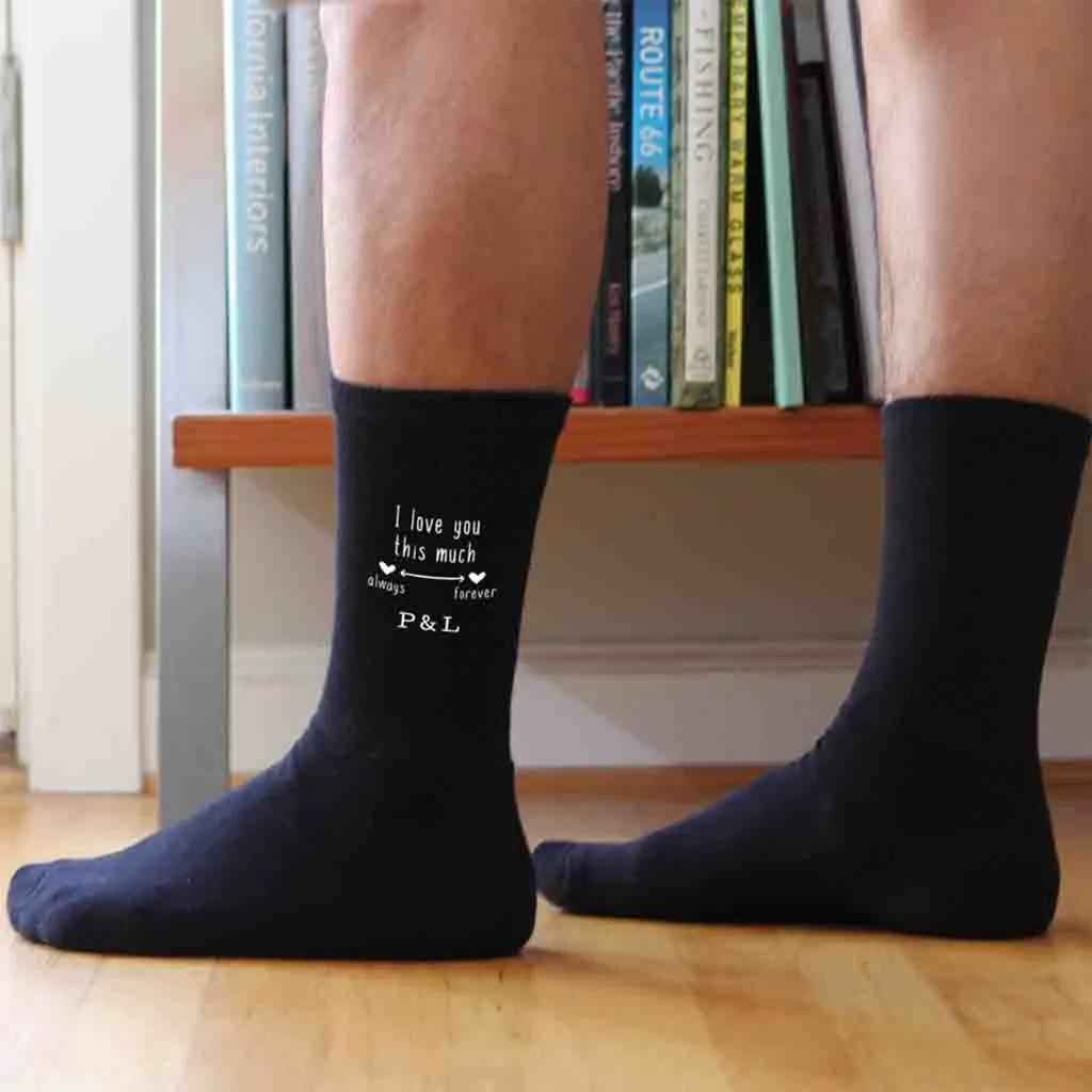 Cotton Socks for a 2nd Wedding Anniversary Gift for Him