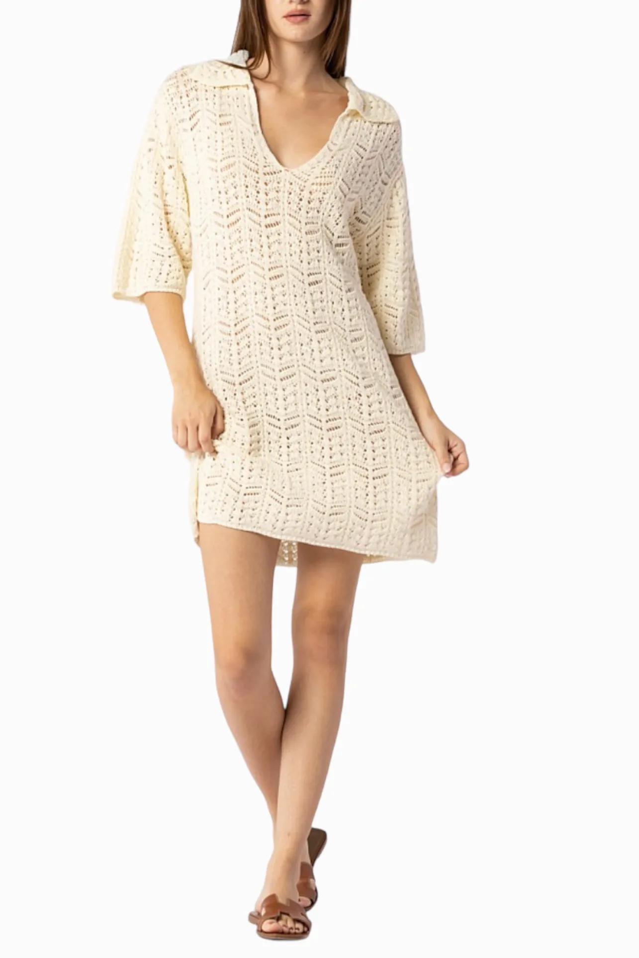 Crochet T Shirt Dress