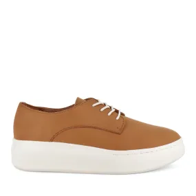 DERBY CITY LACEUP - SOFT TAN LEATHER