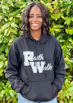 Faith Walker Hoodie - Black and White