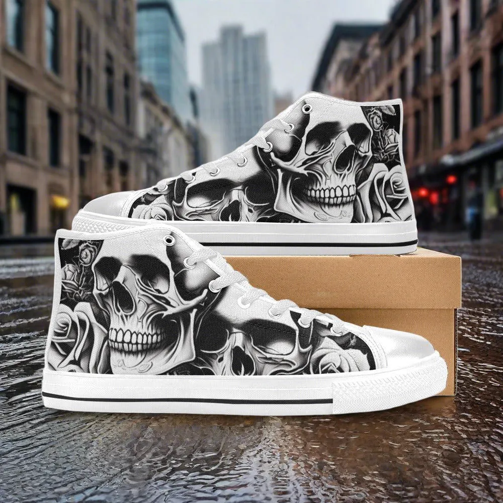 Grey Skulls & Roses Men