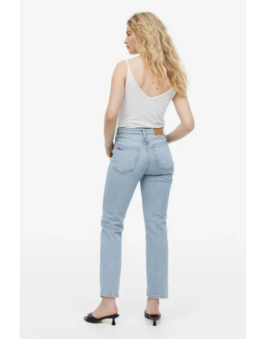 HM Slim Mom Jeans Light Wash