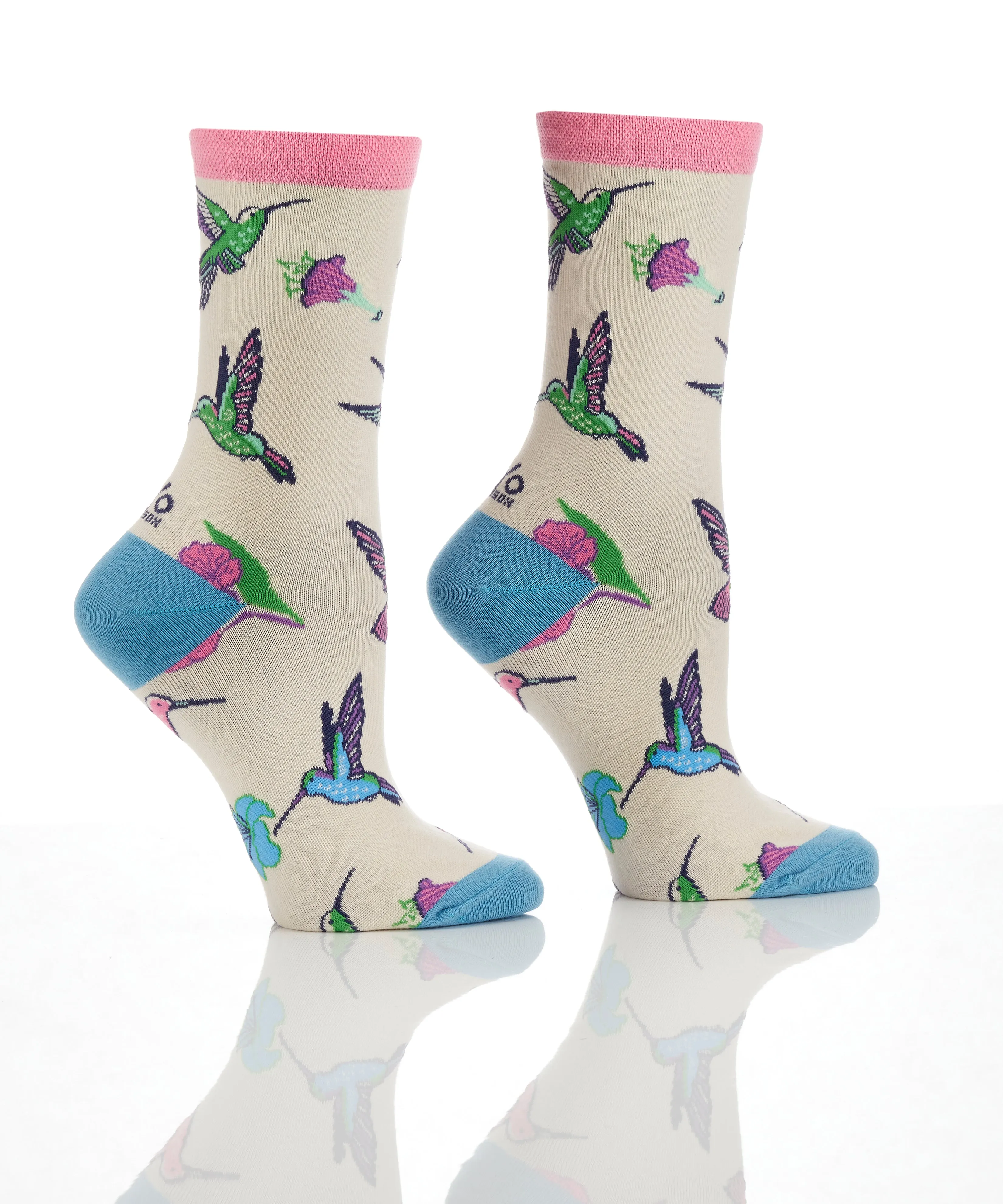 Hummingbird Socks for Smaller Feet