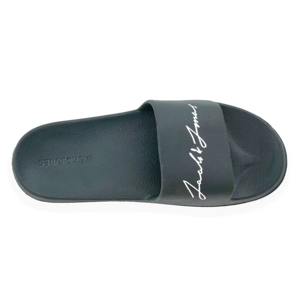 Jack & Jones Moulded Pool Slides Men - GRN