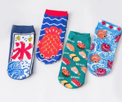 Japanese Kawaii Cute Ankle Socks - Fish