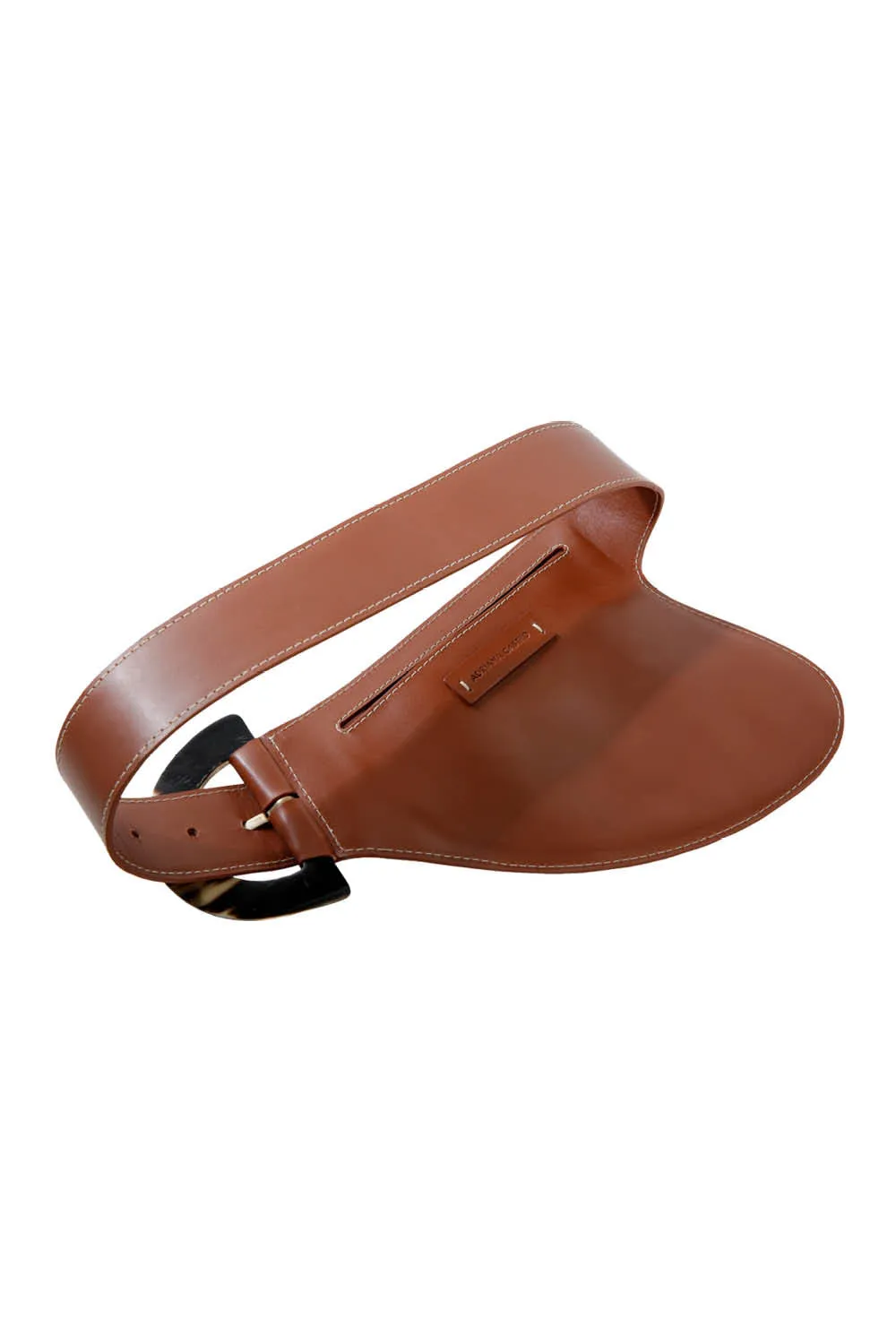 La Jefa Belt in Marron Leather