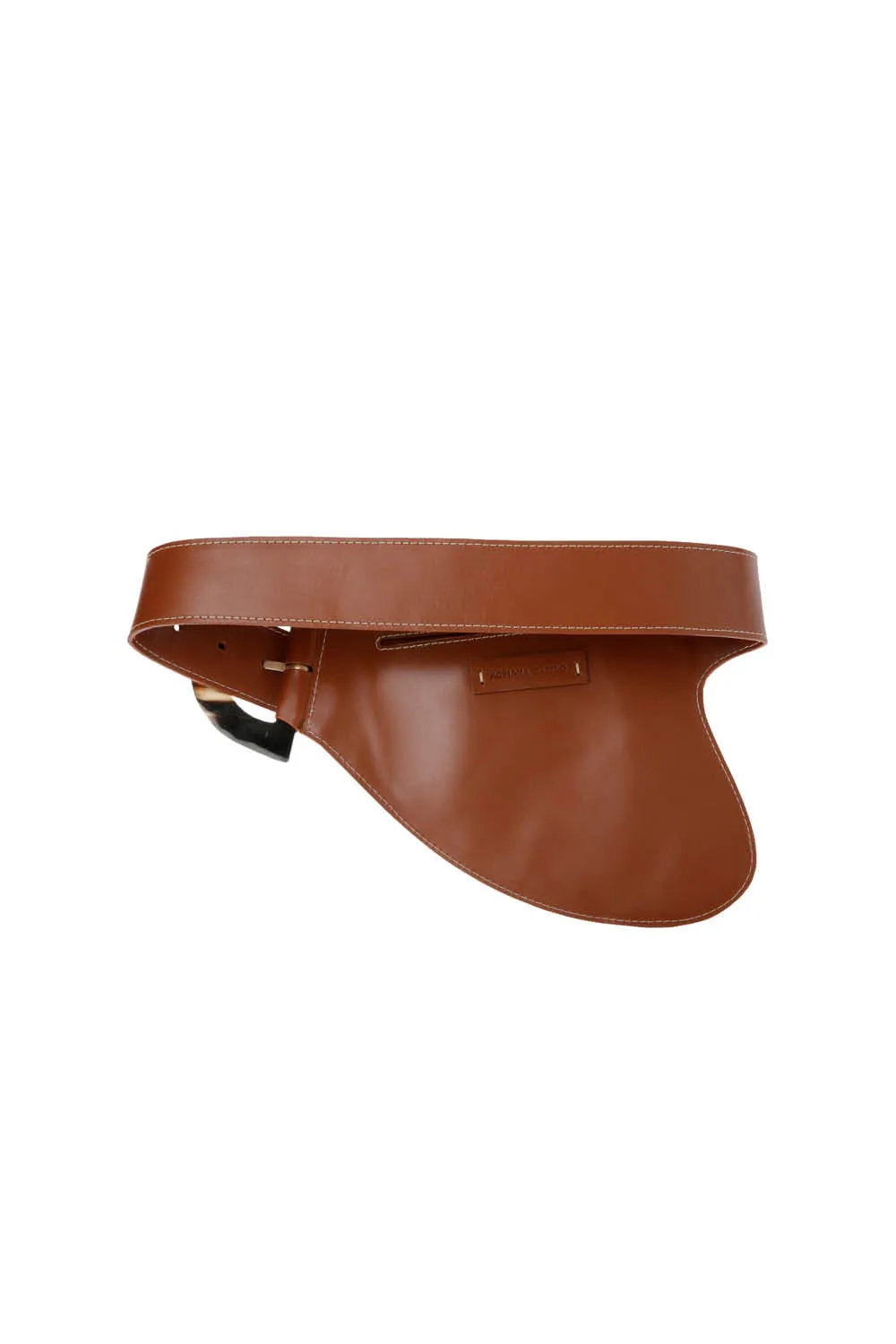 La Jefa Belt in Marron Leather