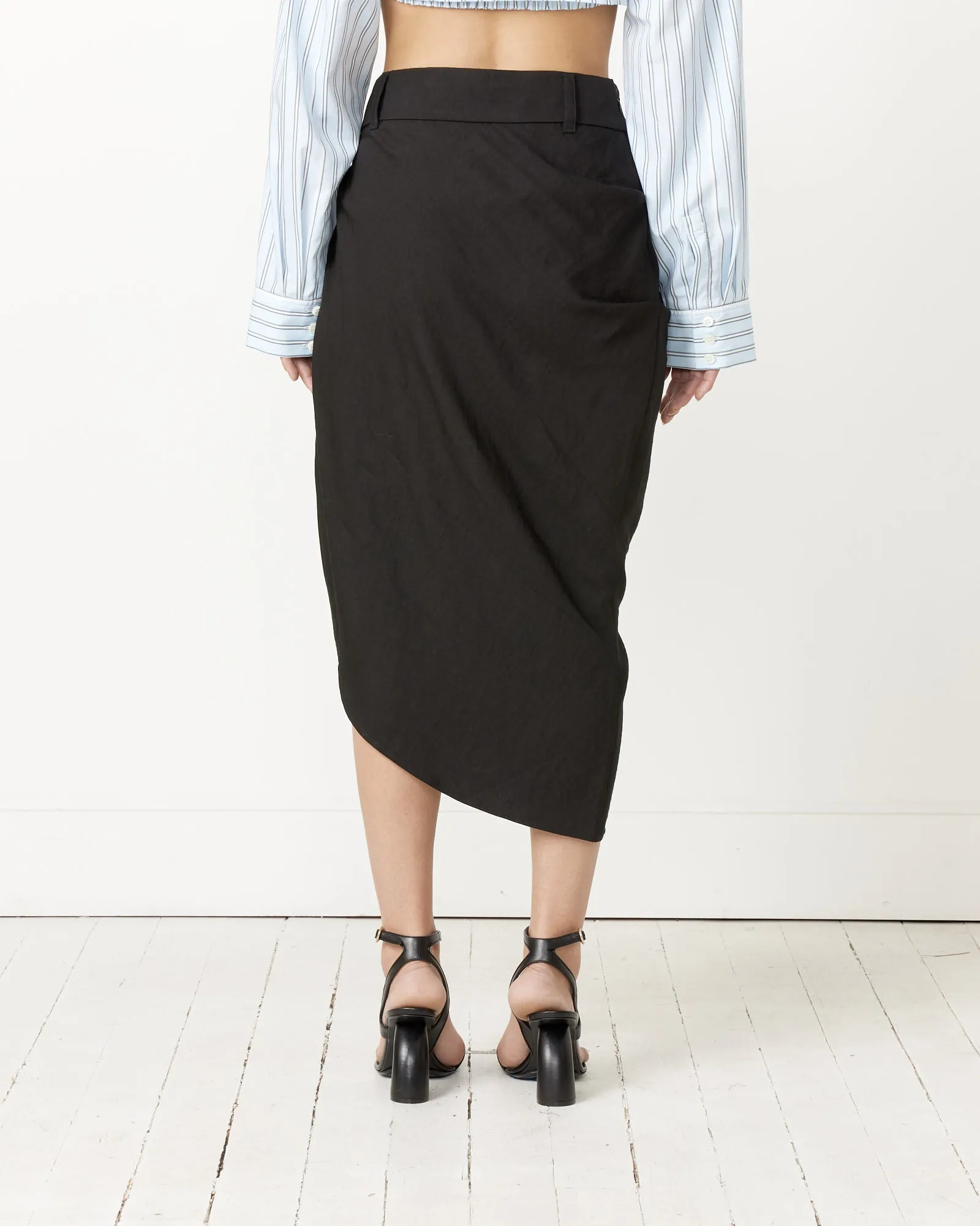 La Jupe Saudade Skirt in Black