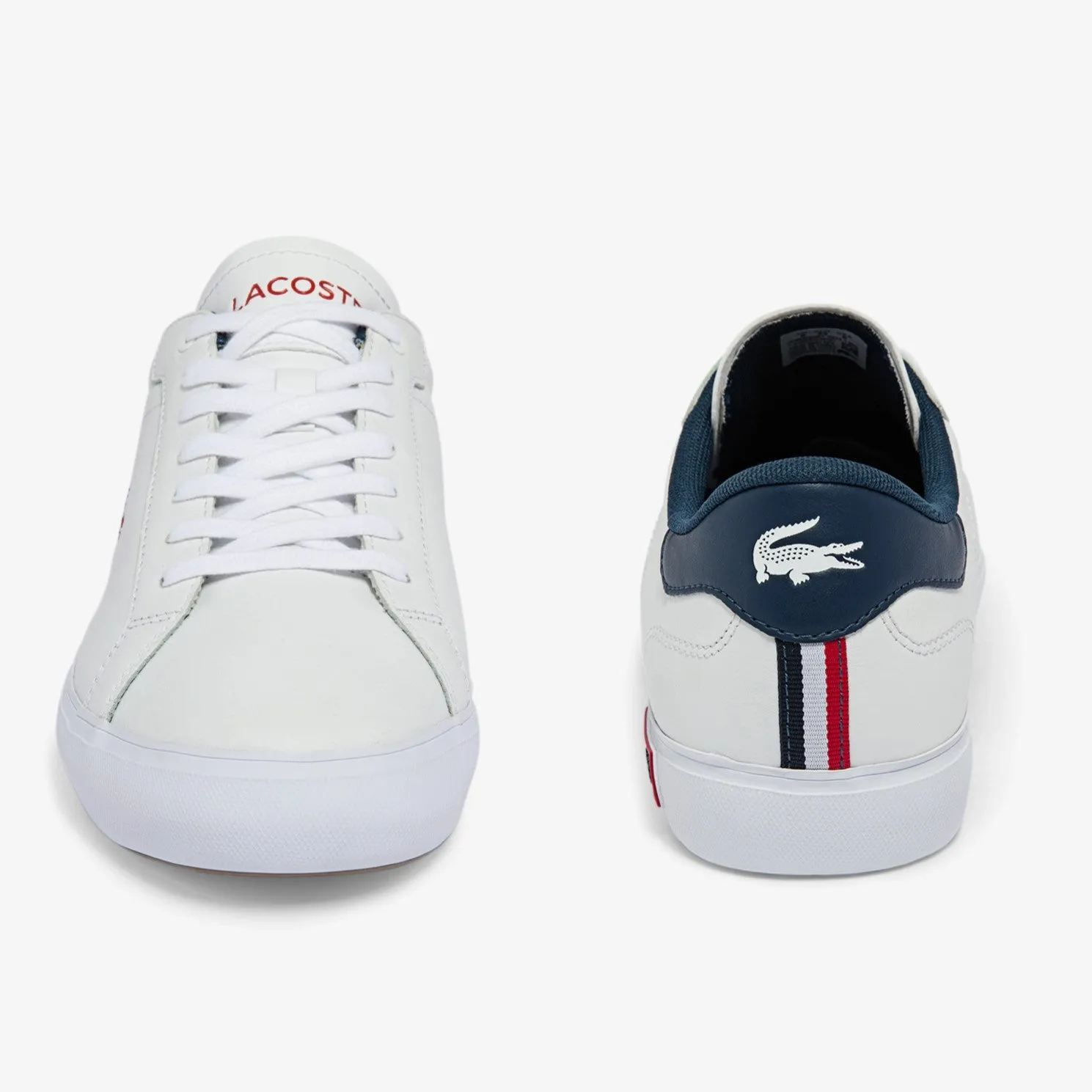 LACOSTE Men's Powercourt Leather Sneakers - Multicolor