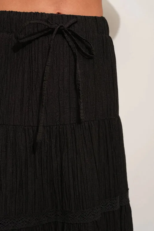 luna skirt - black