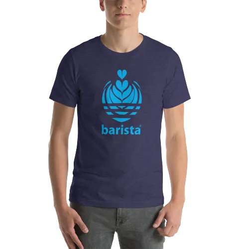 Men's Barista Rosetta Blue T-shirt