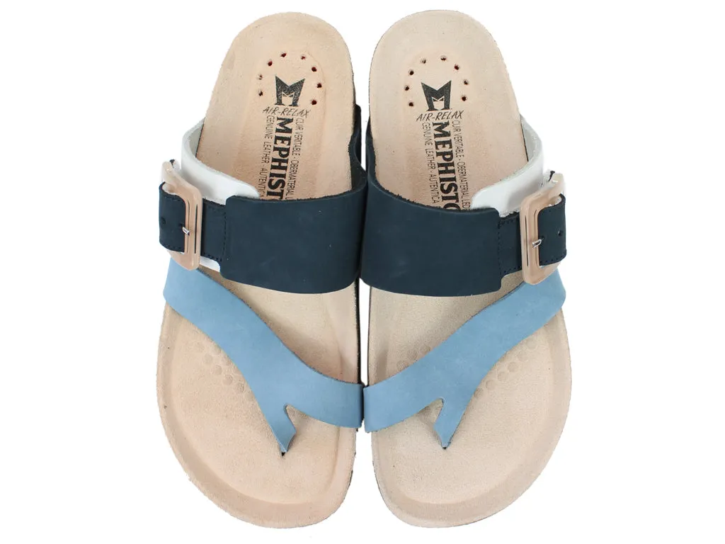 Mephisto Sandals Madeline Sea Blue