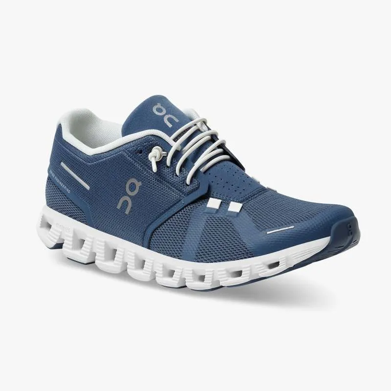 'On Running' Women's Cloud 5 - Denim / White