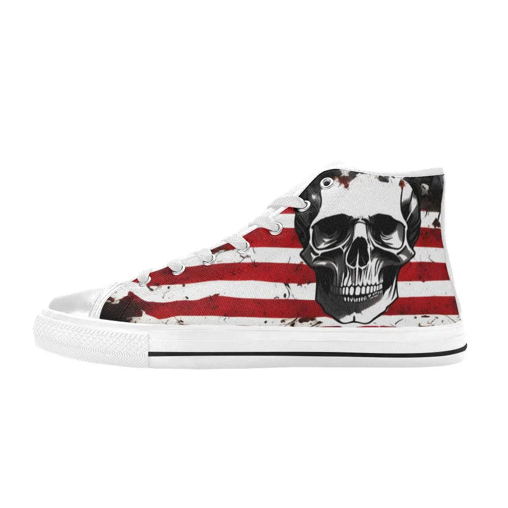 Patriotic Skull Art Women