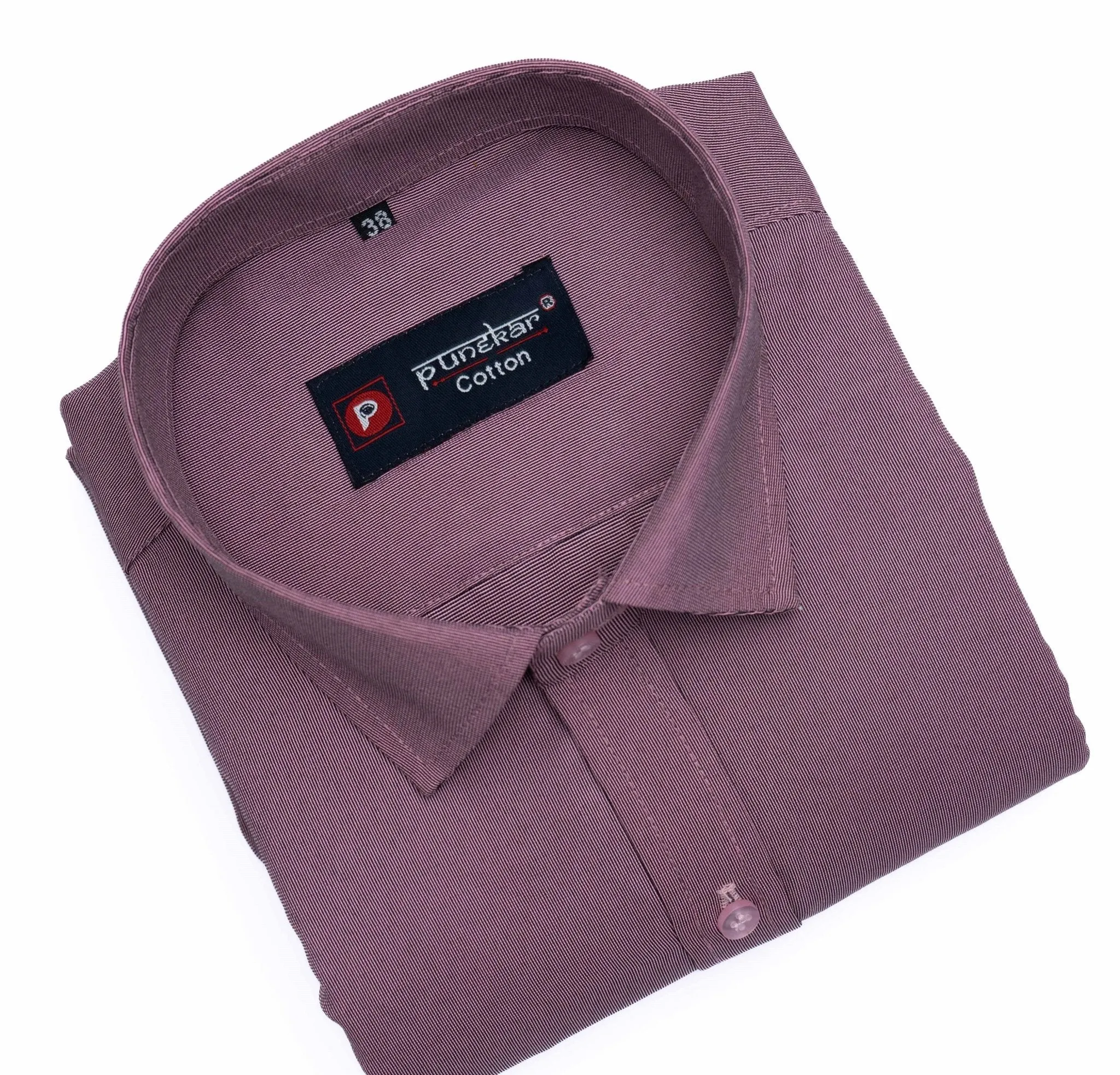 Pink Color Polyester Shirt For Men