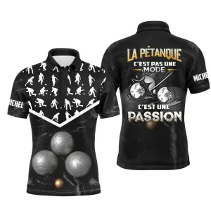 Polo Pétanque Femme Homme, Cadeau Humour Bouliste, Pétanque C'est Une Passion - CT02122230