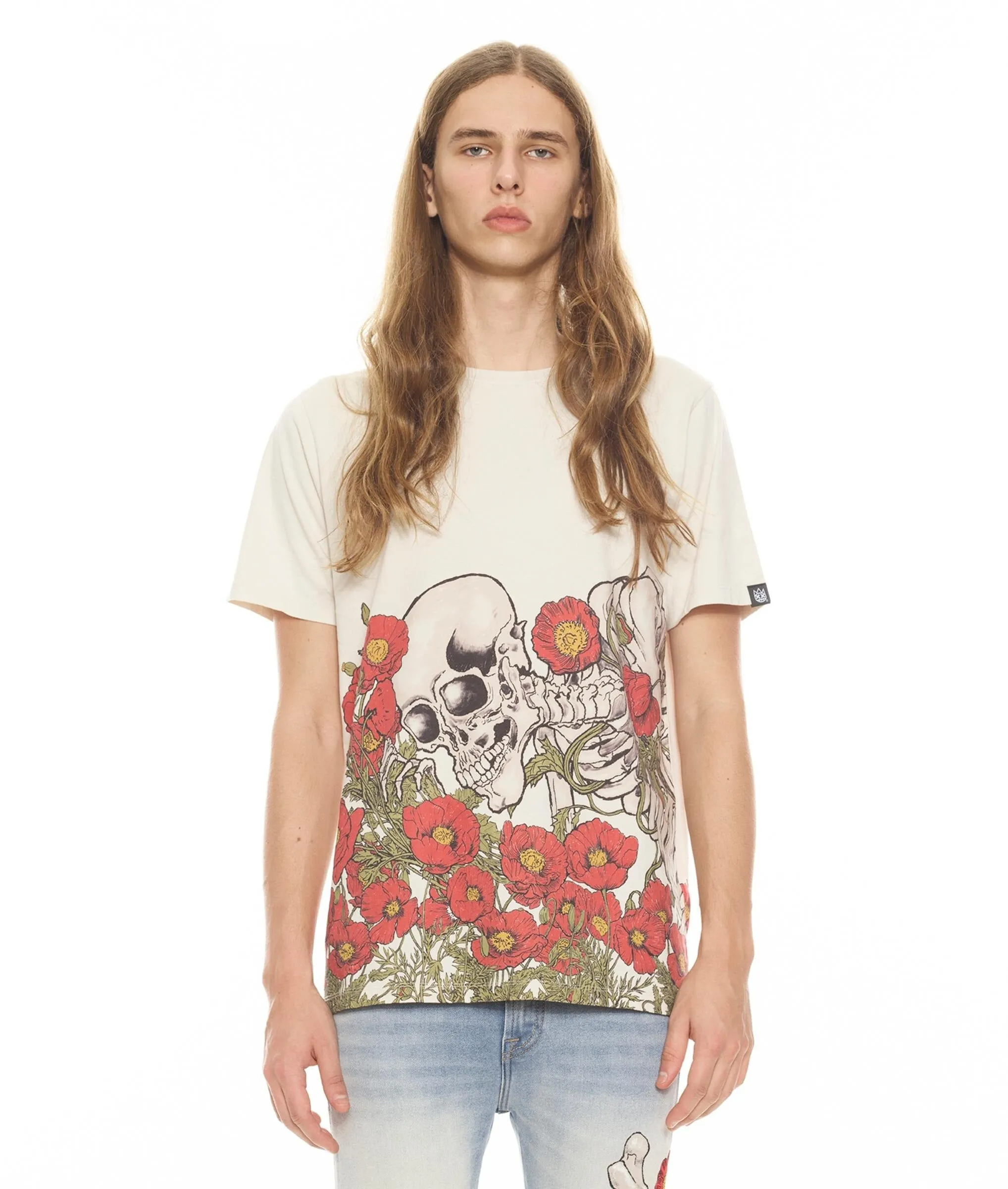 Poppy Tee (Cream) /D14