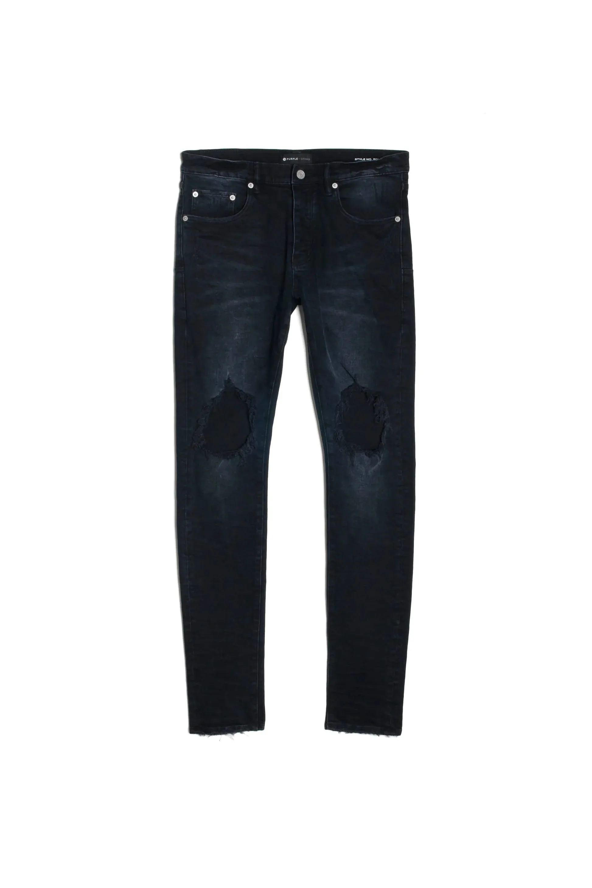 PURPLE BRAND P002 Black Wash Blowout Jeans