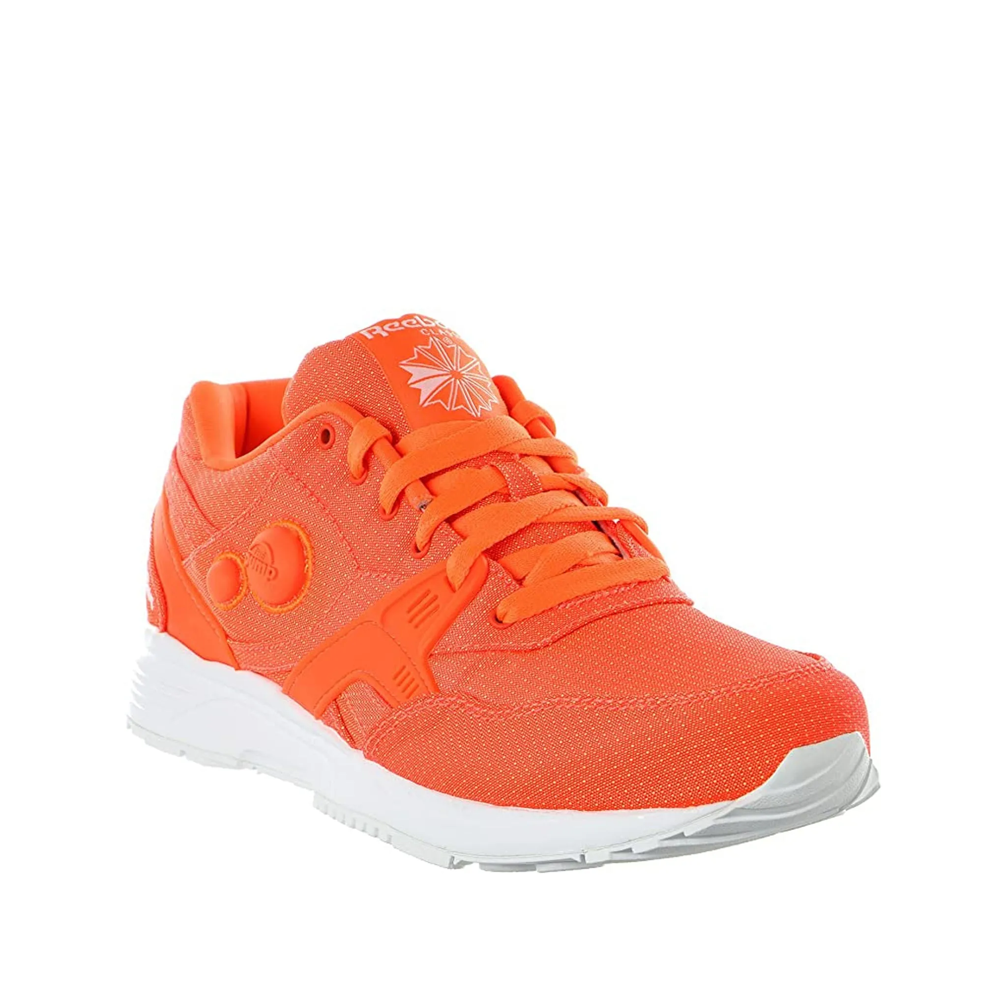 Reebok Pump Dual Tech Solar Lace-Up Orange Synthetic Men Running Trainers M46324