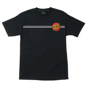 SANTA CRUZ Classic Dot Graphic T-Shirt - Black