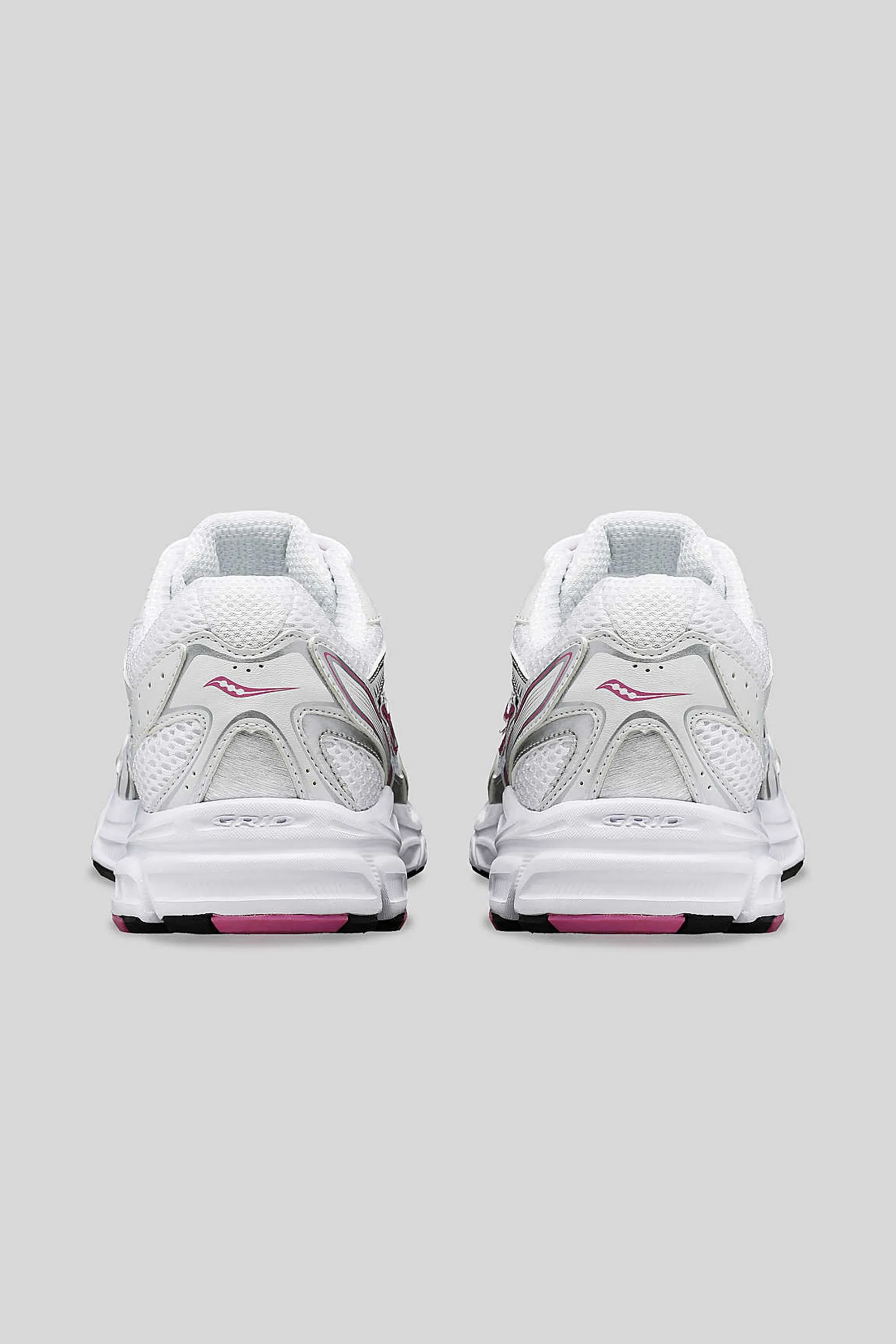 Saucony Women's Grid Ride Millennium in White/Pink