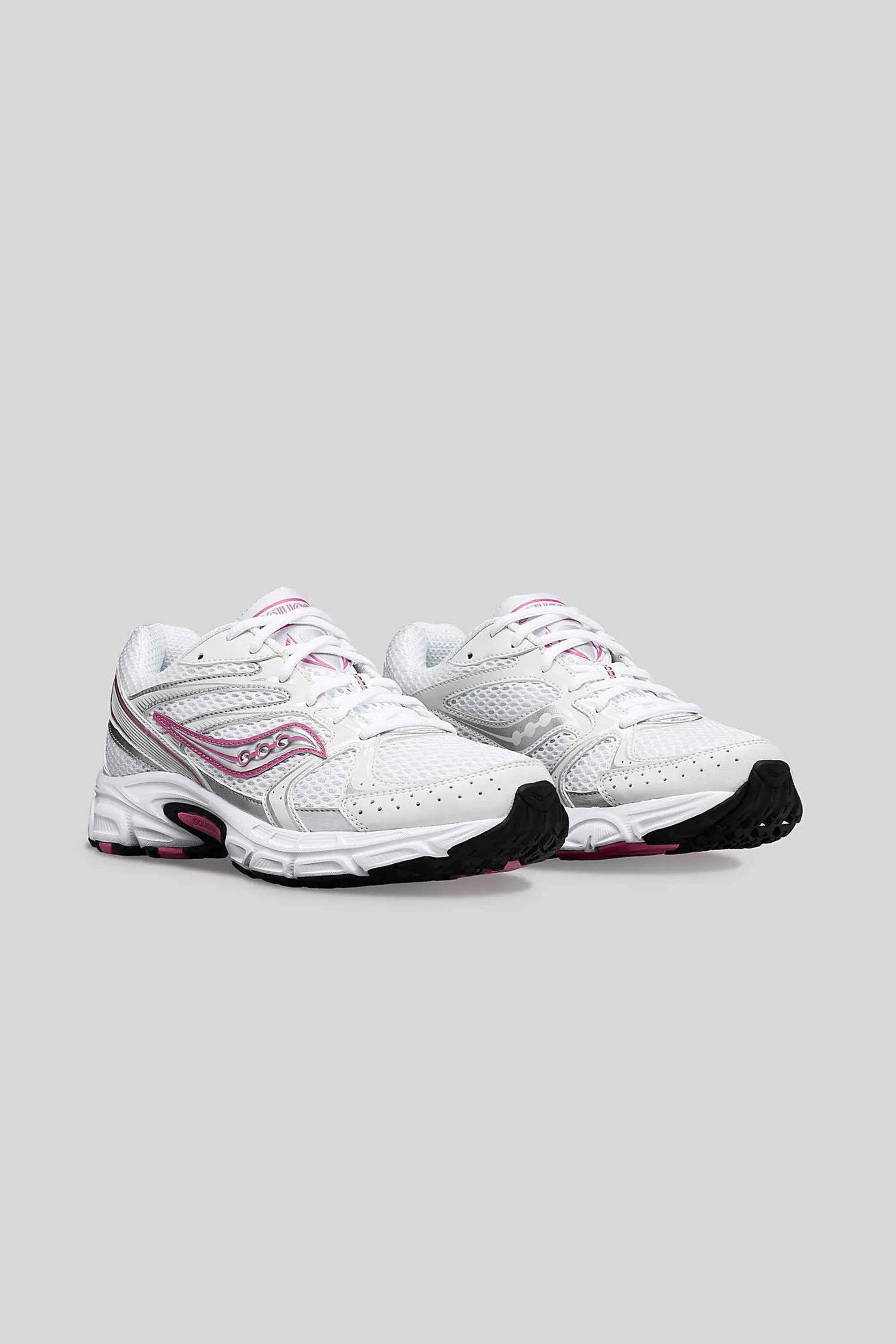 Saucony Women's Grid Ride Millennium in White/Pink