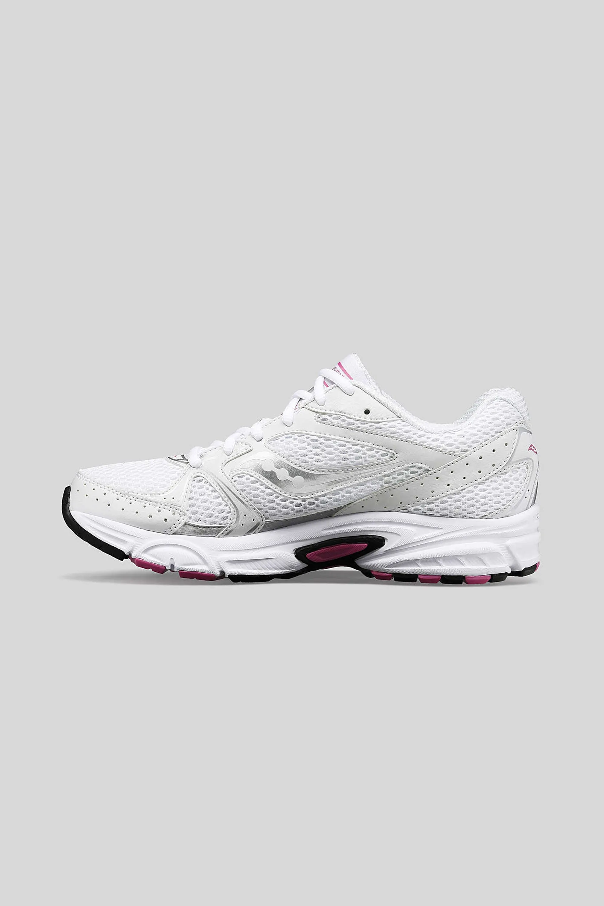 Saucony Women's Grid Ride Millennium in White/Pink