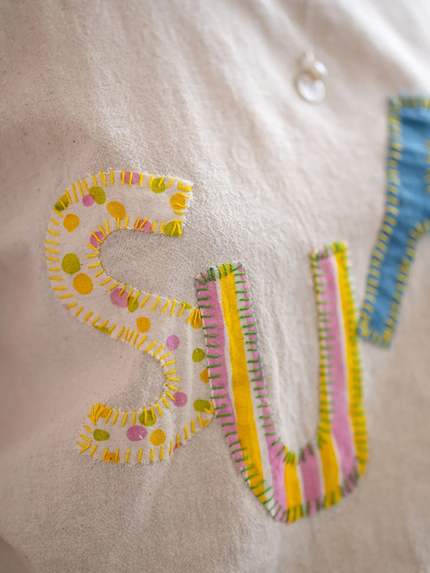 Short Sleeve Top - Super Applique