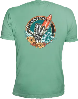 T-Shirt 14ender Big Wave Contest dusty green