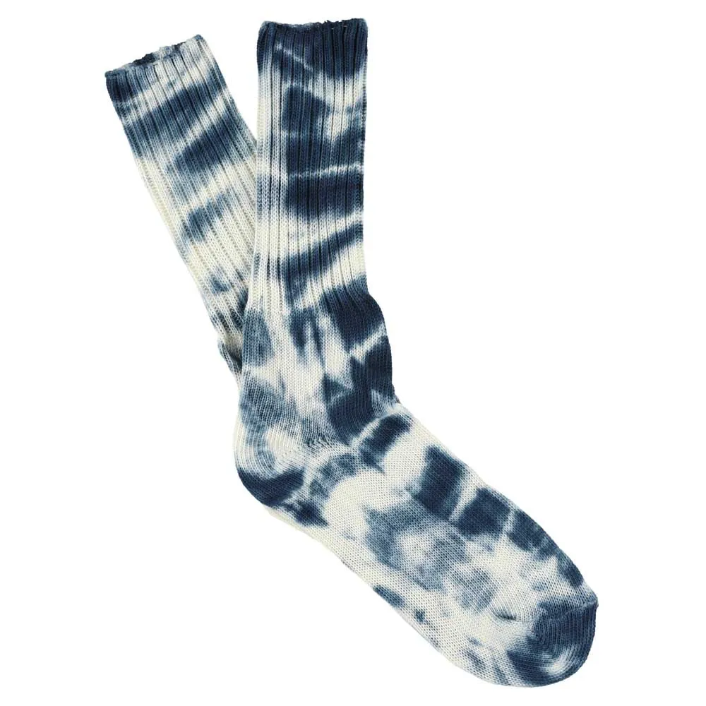 Tie Dye Socks - Off White / Graphite