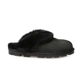 UGG Coquette Twinkle Black Slippers - Women's