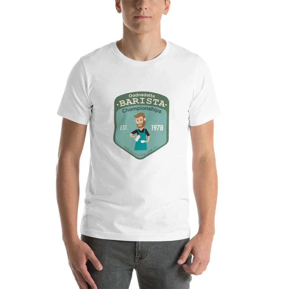 Vintage Oodnadatta Barista Champ T-shirt